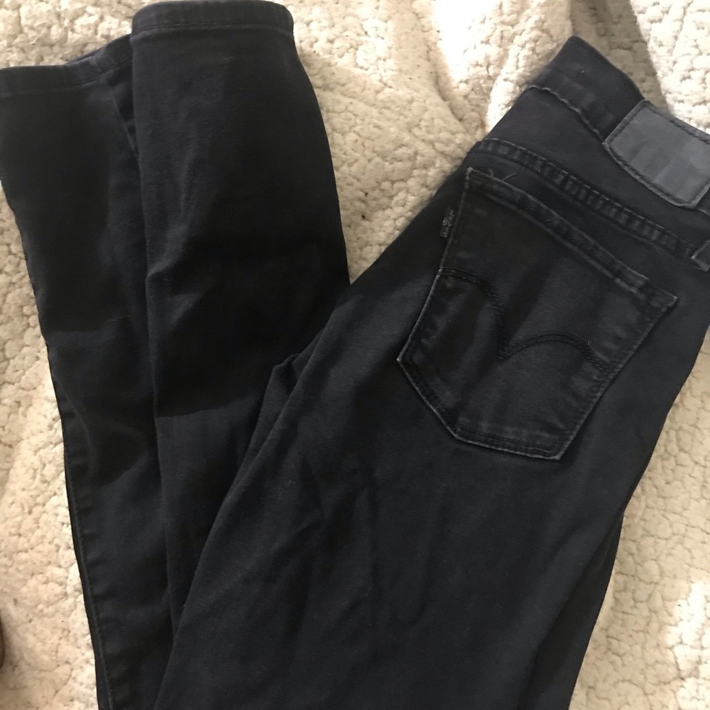 Black Levi skinny jeans